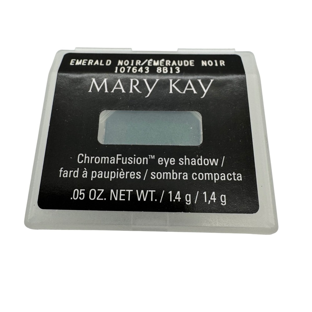 Mary Kay ChromaFusion Eye Shadow Emerald Noir 107643 Dark Green Shimmer .05 oz